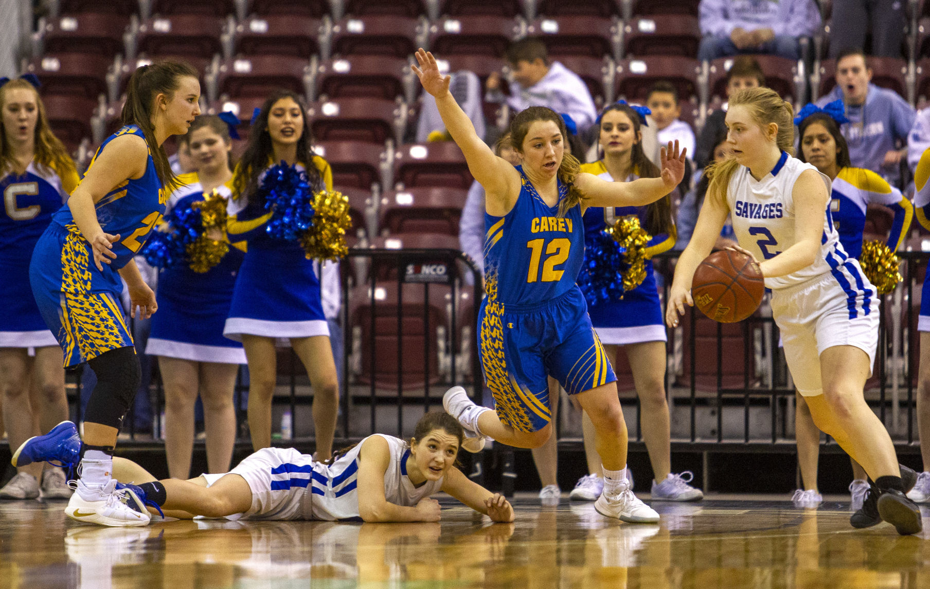 Carey vs Salmon River girls championship